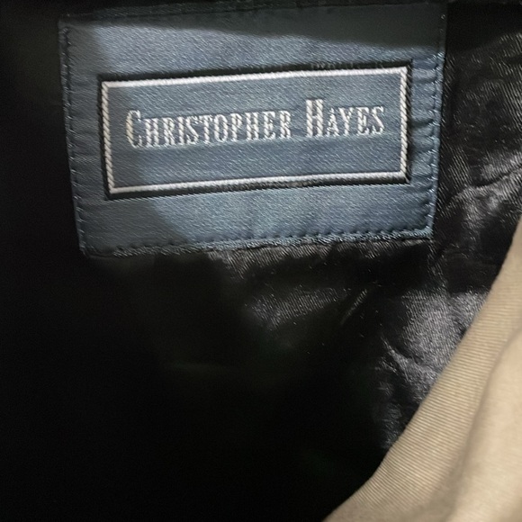Vintage Christopher Hayes Men’s Tan Trench Coat Size 40R - Picture 3 of 16
